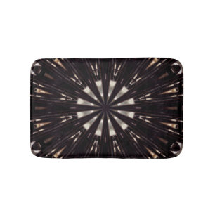 Badmat, Abstracte Kaleidoscoop Afbeelding Badmat