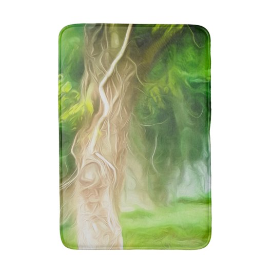 Badmat Dream Light Green Tree (Voorkant Verticaal)