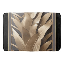 Badmat/gebeeldhouwde metalen bananenblad2/badmat badmat