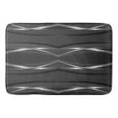 Badmat - Grijs Zilver Retro (Voorkant)