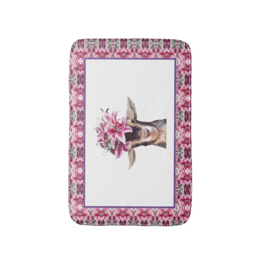 Badmat Lilly de geit (Voorkant Verticaal)