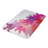 badmat met abstracte vlam (Gekanteld)