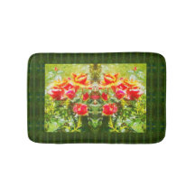 Badmat Oranje Rozen
