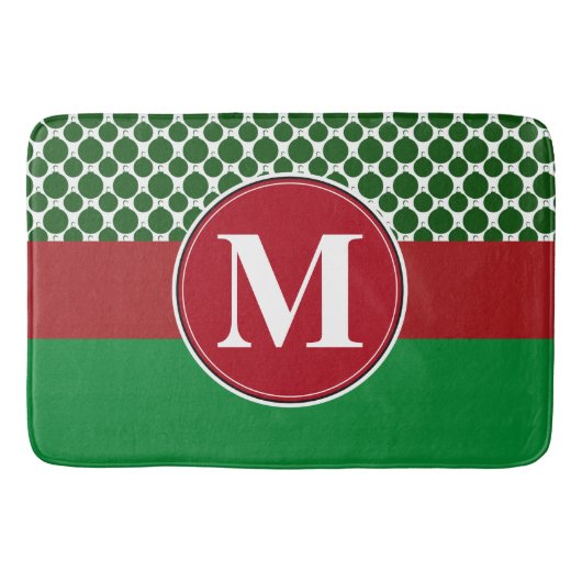 Badmat, sjabloon voor aangepaste monogram badmat (Voorkant)