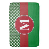 Badmat, sjabloon voor aangepaste monogram badmat (Voorkant Verticaal)