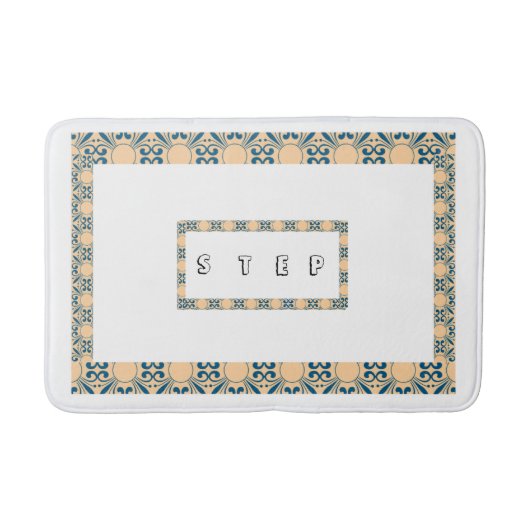 Badmat Step-In Style Border Design (Voorkant)