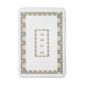 Badmat Step-In Style Border Design (Voorkant Verticaal)
