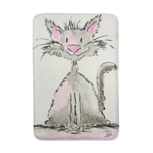 Badmat, Waterverf Kitty Kat Badmat
