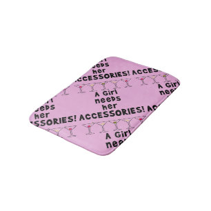 BADMATEN - EEN MEISJE HEEFT HAAK ACCESSOIRES NODIG BADMAT