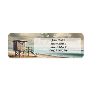 Badmeester shack kalm Beach Retour adres Label