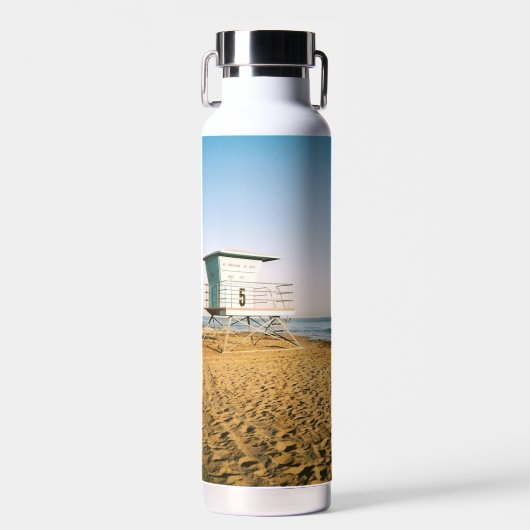 Badmeestertoren in Santa Cruz Beach Waterfles (Voorkant)