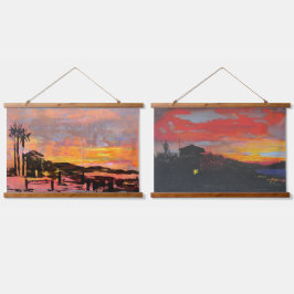 Badmeestertoren op doho"doheny st beach, hangend wandkleed