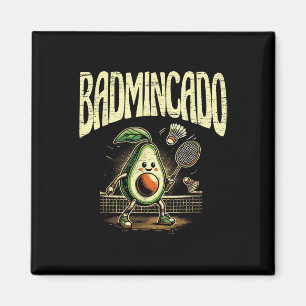 Badmincado badmintonspeler shuttle magneet