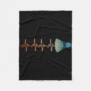 Badminton Art voor mannen Vrouwen Badminton Lover Fleece Deken
