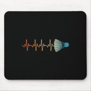 Badminton Art voor mannen Vrouwen Badminton Lover Muismat