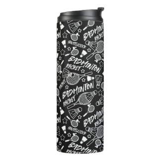 Badminton Athletic Design Tumbler  Thermosbeker