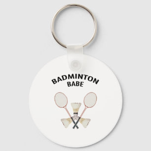 Badminton Babe Sleutelhanger