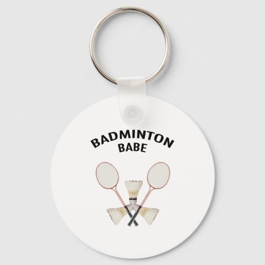 Badminton Babe Sleutelhanger (Voorkant)