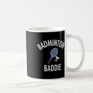 Badminton Baddie High School Sport Grappig Gift Sh Koffiemok
