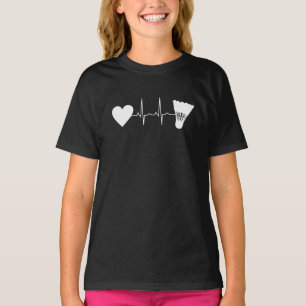 Badminton - Badminton Bal Hartslag T-shirt