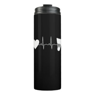Badminton - Badminton Ball Heartbeat Thermosbeker