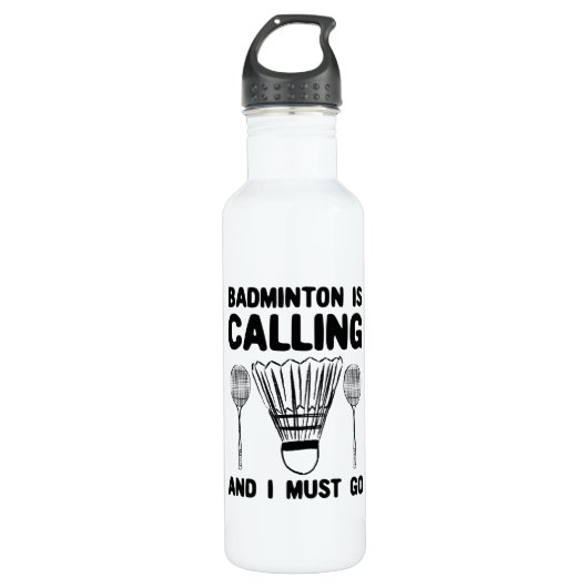 Badminton - Badminton belt Waterfles (Voorkant)