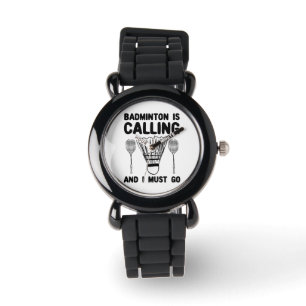 Badminton - Badminton Is Calling Horloge