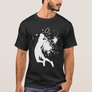 Badminton Badminton Speler Heren Squash Shuttle T-shirt