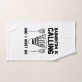 Badminton - Badminton vous appelle (Serviette à main)
