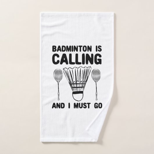 Badminton - Badminton vous appelle (Serviette à main)