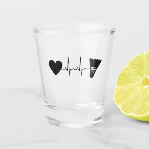 Badminton Bal Hartslag Shot Glas