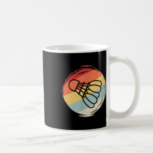 Badminton Bal Vintage 60s 70s Stijl Design, Badmi Koffiemok
