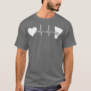 Badminton Ball Hartslag 2 T-shirt
