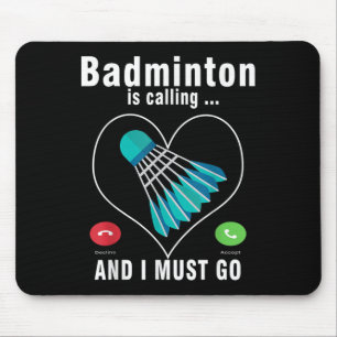 Badminton belt en ik moet naar Funny Badminton gaa Muismat