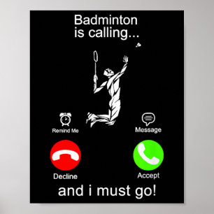 Badminton belt poster