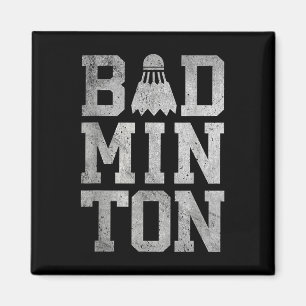 Badminton Birdies Shuttle Badminton Spelers En Lie Magneet