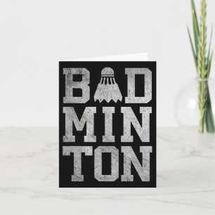 Badminton Birdies Shuttle Badminton Spelers en Lo Kaart