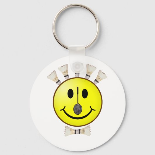Badminton Bowtie Sleutelhanger (Voorkant)