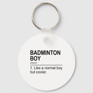 Badminton Boy Noun Definition Shuttle Badminton PL Sleutelhanger