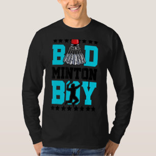 Badminton Boy Noun Definition Shuttlecock Badminto T-shirt