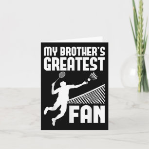 Badminton Boy voor broers en zussen Kaart