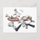 Badminton Briefkaart (Voorkant)