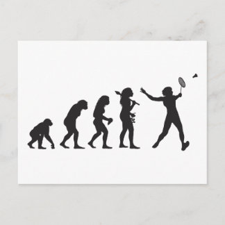 Badminton Briefkaart