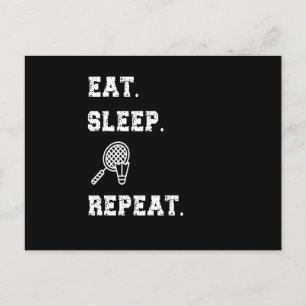 Badminton Briefkaart