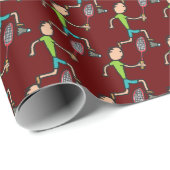 Badminton Cadeaupapier (Rol Hoek)