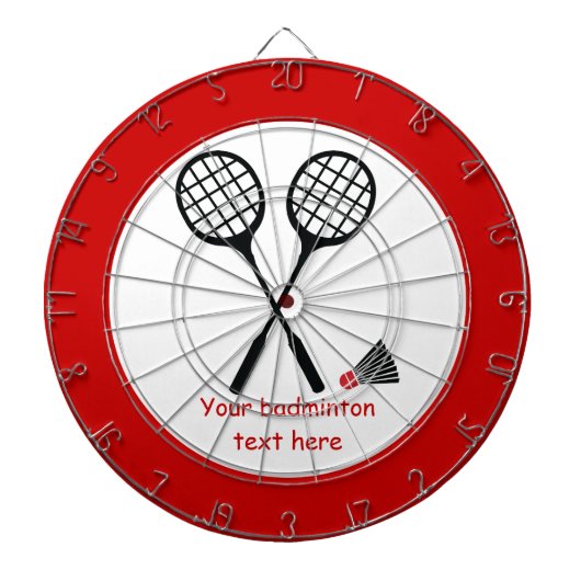 Badminton-cadeaus, racquet- en pendelocks dartbord (Voorkant)