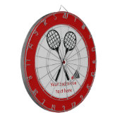Badminton-cadeaus, racquet- en pendelocks dartbord (Voorkant Links)