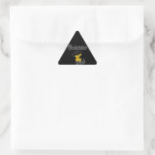 Badminton Chick #4 Driehoek Sticker (Tas)