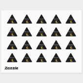 Badminton Chick #4 Driehoek Sticker (Vel)