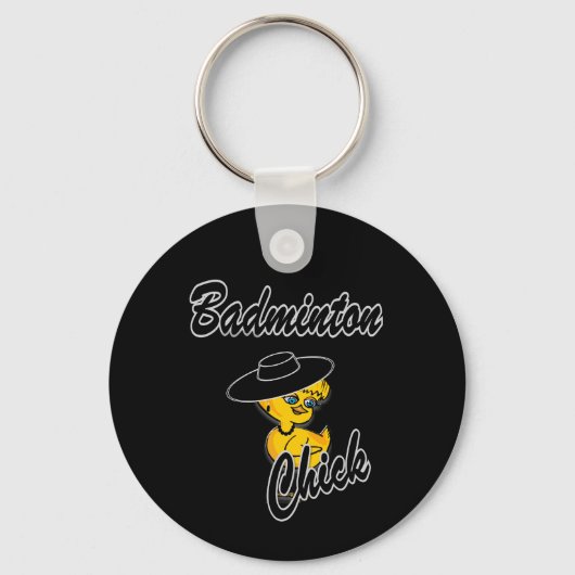 Badminton Chick #4 Sleutelhanger (Voorkant)